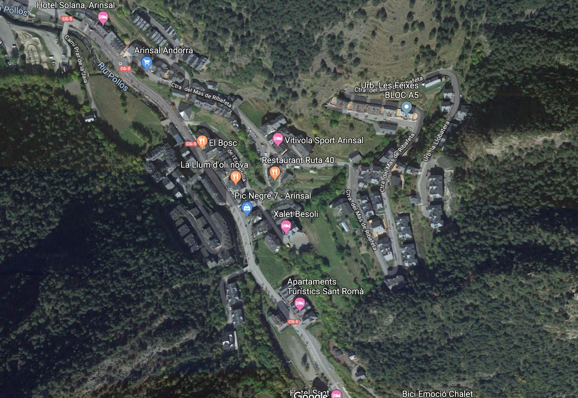 Terreno en venta en Arinsal, 2813 metros