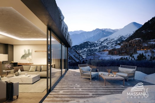 Appartement à vente avec 2 chambres en La Massana avec terrasse et parking