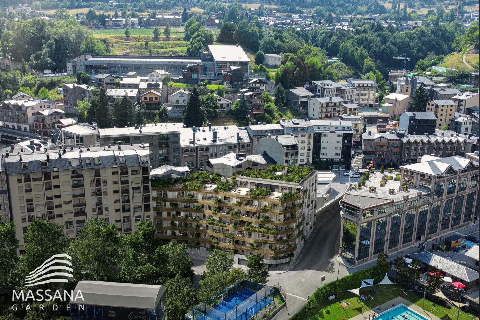 Piso en venta de 2 habitaciones en La Massana con terraza y parking