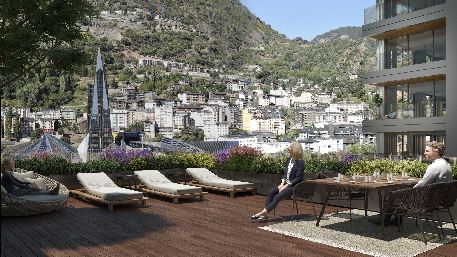 Ático en venta en Escaldes Engordany, 3 habitaciones, 145 metros