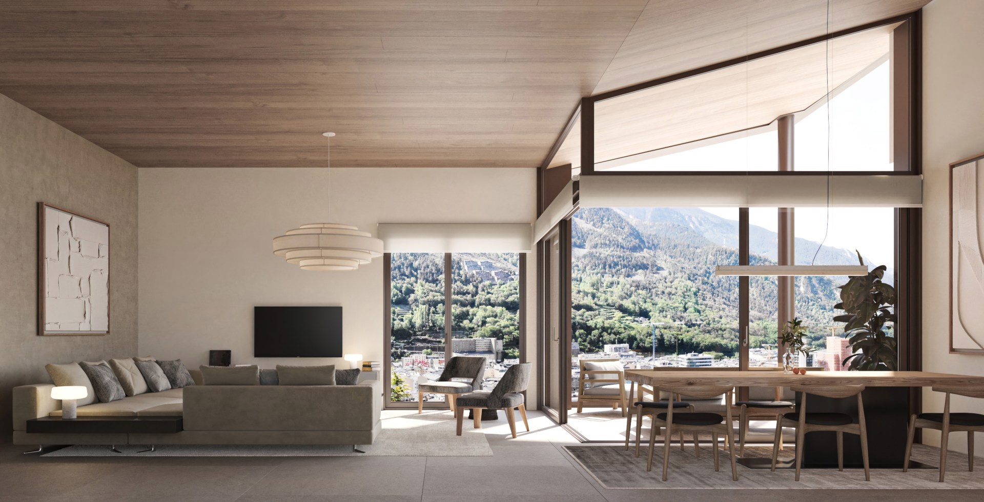 Appartement dernier étage à vente avec 3 chambres en Escaldes-Engordany avec terrasse