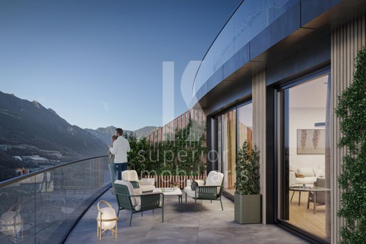 Appartement dernier étage à vente avec 3 chambres en Andorra la Vella avec terrasse