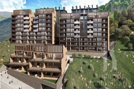 Appartement à vente avec 1 chambre en Encamp avec terrasse