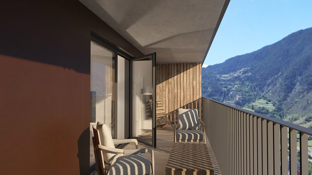 Apartament en venda de 1 habitació a Encamp amb terrassa