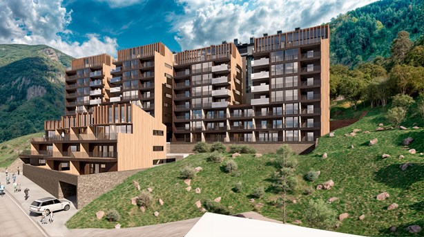 Apartament en venda de 1 habitació a Encamp amb terrassa