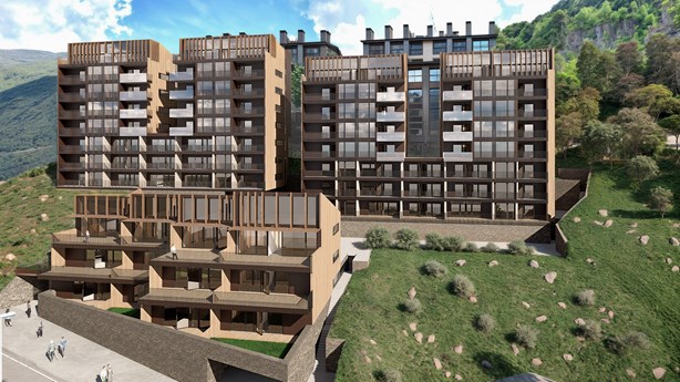 Apartament en venda de 2 habitacions a Encamp amb terrassa