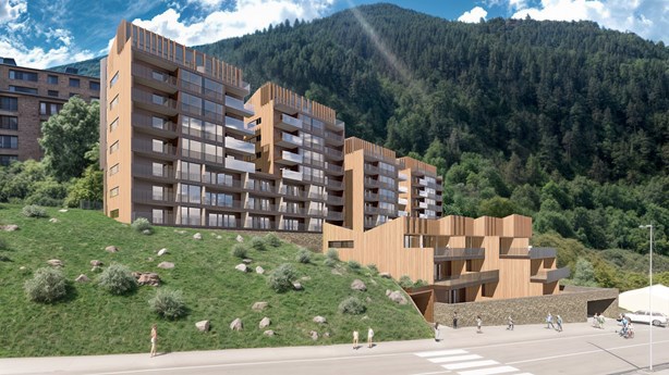 Apartament en venda de 2 habitacions a Encamp amb terrassa