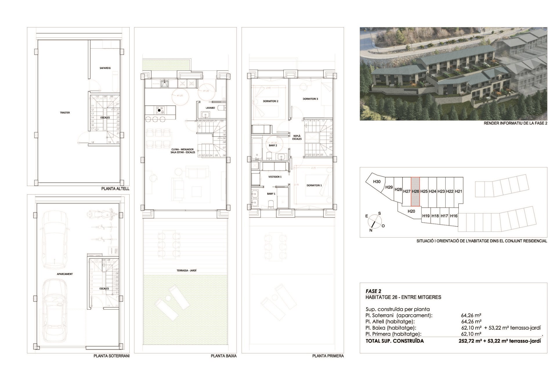 Maison à la vente avec 3 chambres en Andorra la Vella avec terrasse et parking