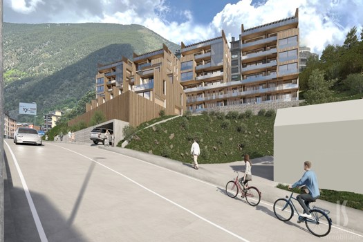 Appartement à vente avec 1 chambre en Encamp avec terrasse