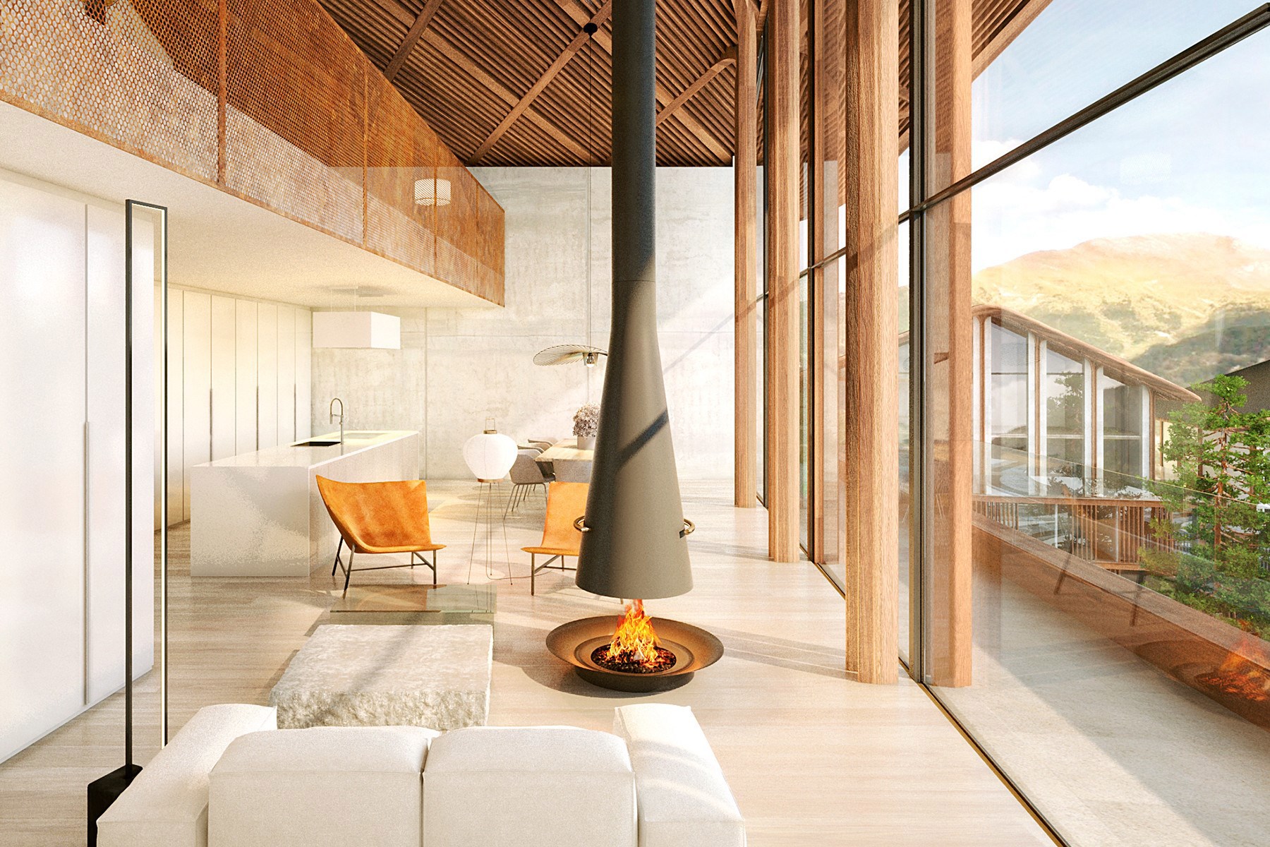 Apartament en venda de 2 habitacions a Ordino amb terrassa i parking