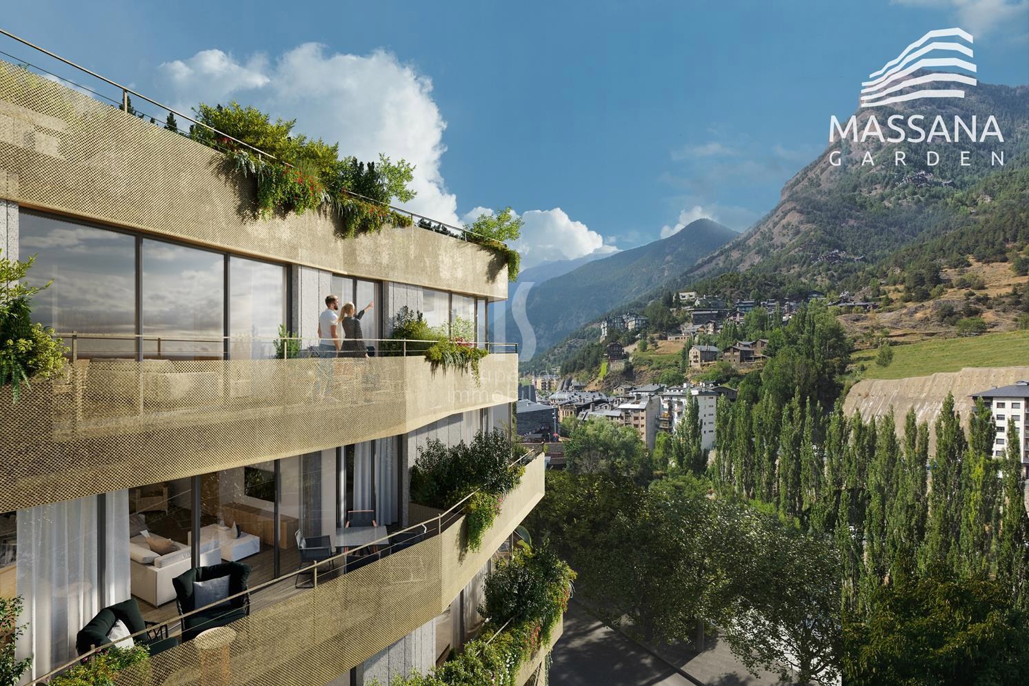 Piso en venta de 2 habitaciones en La Massana con terraza y parking