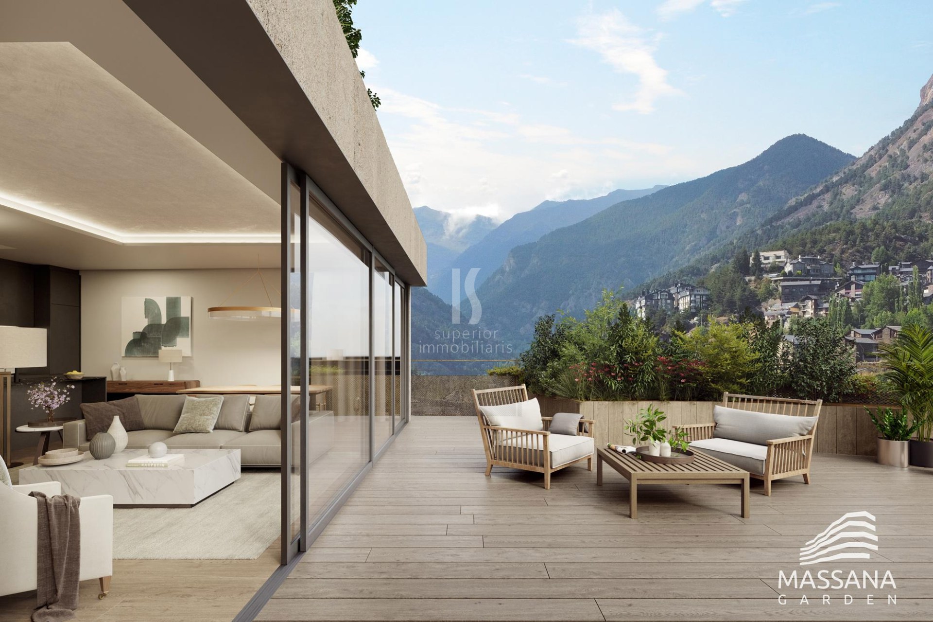 Piso en venta de 2 habitaciones en La Massana con terraza y parking