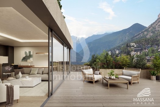Apartment for sale with 2 bedrooms in La Massana with terrace and parking