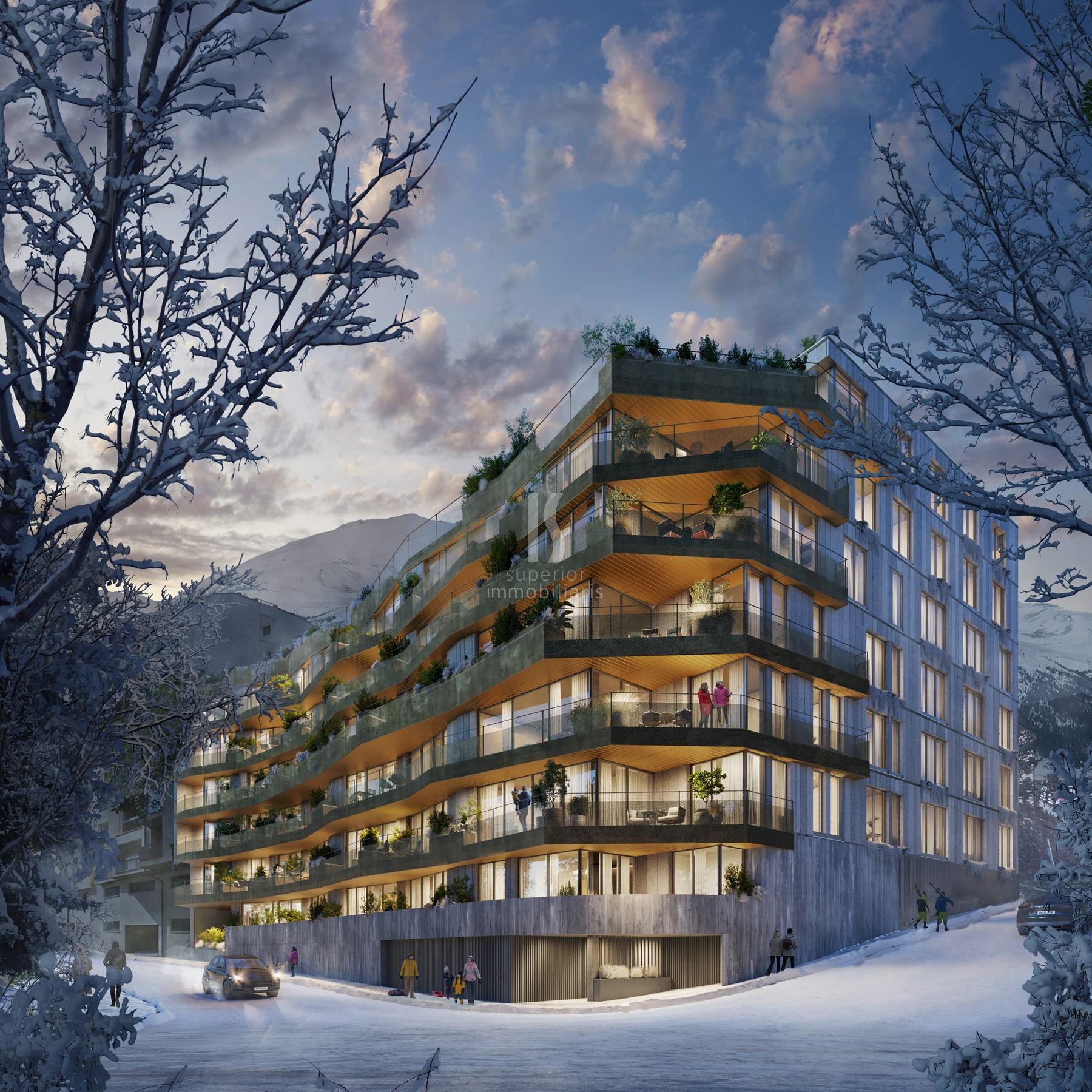 Piso en venta de 2 habitaciones en La Massana con terraza y parking