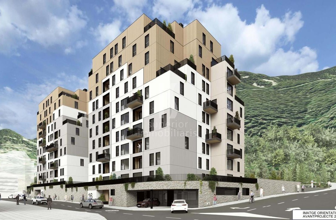 Appartement à vente avec 2 chambres en Encamp avec terrasse et parking