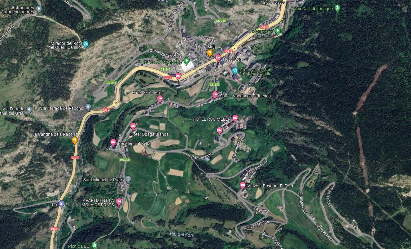Terreno en venta en Canillo, 1732 metros