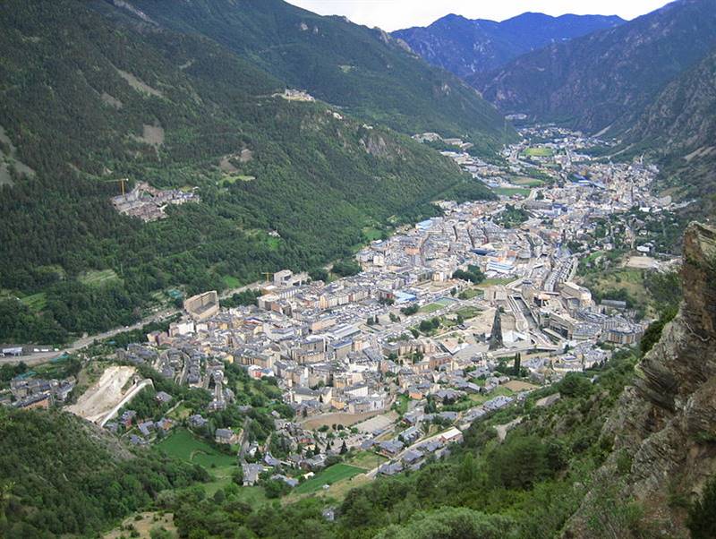 Andorrra La Vella vista aérea